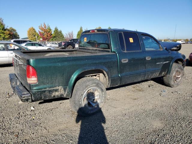 1B7GG2AN6YS769828 - 2000 DODGE DAKOTA QUAD GREEN photo 3