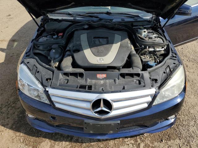 WDDGF8BB0AF418881 - 2010 MERCEDES-BENZ C 300 4MATIC BLUE photo 11