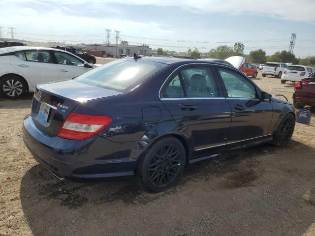 WDDGF8BB0AF418881 - 2010 MERCEDES-BENZ C 300 4MATIC BLUE photo 3