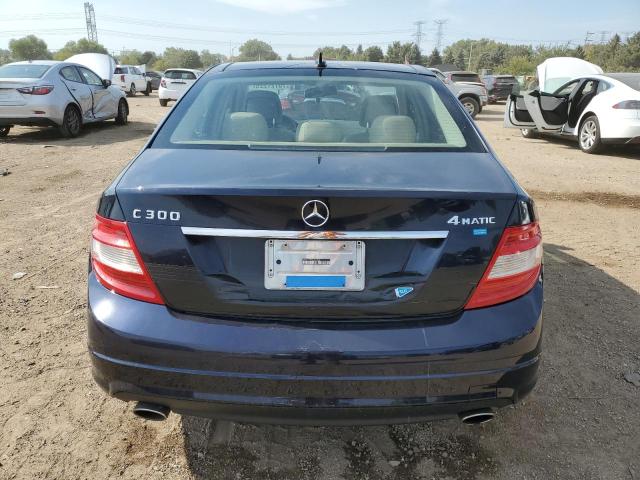 WDDGF8BB0AF418881 - 2010 MERCEDES-BENZ C 300 4MATIC BLUE photo 6