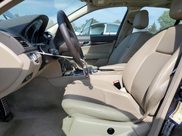 WDDGF8BB0AF418881 - 2010 MERCEDES-BENZ C 300 4MATIC BLUE photo 7