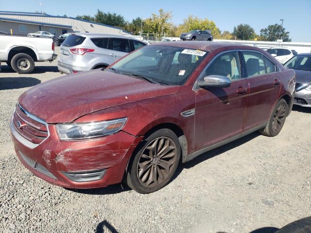 1FAHP2F8XEG176176 - 2014 FORD TAURUS LIMITED RED photo 1