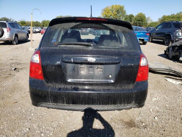 KNAFE161685010304 - 2008 KIA SPECTRA5 5 SX BLACK photo 6