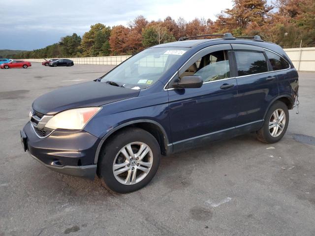 5J6RE4H58AL037386 - 2010 HONDA CR-V EX BLUE photo 1