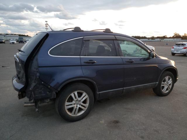 5J6RE4H58AL037386 - 2010 HONDA CR-V EX BLUE photo 3