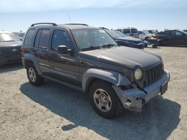 1J4GL48K96W105185 - 2006 JEEP LIBERTY SPORT GRAY photo 4