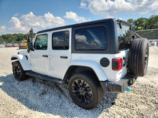 1C4JJXP65NW276425 - 2022 JEEP WRANGLER U SAHARA 4XE WHITE photo 2