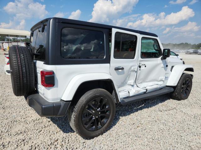 1C4JJXP65NW276425 - 2022 JEEP WRANGLER U SAHARA 4XE WHITE photo 3