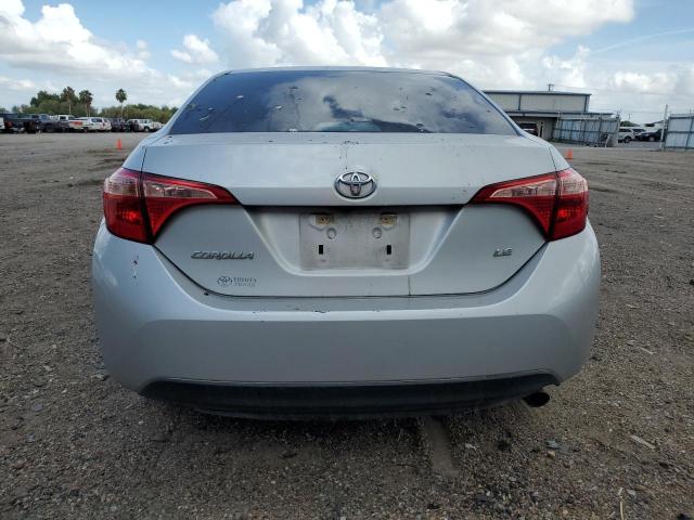 5YFBURHE0KP880837 - 2019 TOYOTA COROLLA L SILVER photo 6