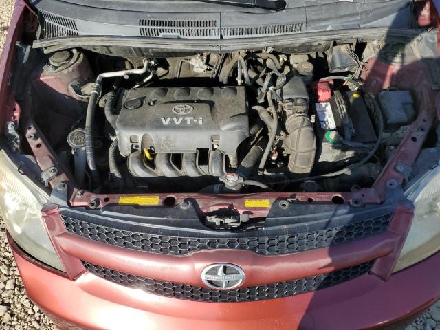 JTKKT604865010818 - 2006 TOYOTA SCION XA RED photo 11