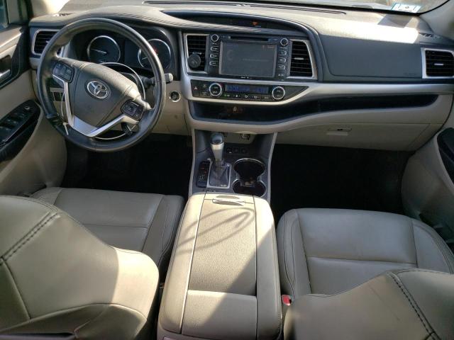 5TDJKRFH6ES057159 - 2014 TOYOTA HIGHLANDER XLE BLUE photo 8