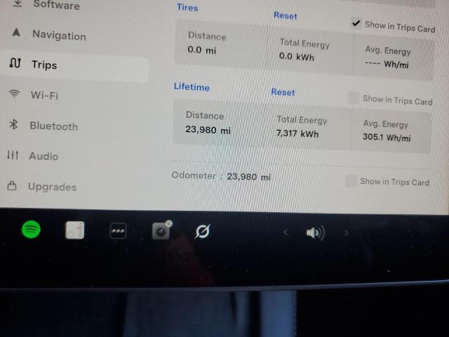 7SAYGAEE5PF968506 - 2023 TESLA MODEL Y رمادي صورة 9