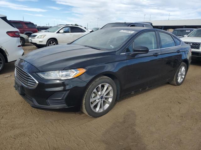 3FA6P0HD8LR112259 - 2020 FORD FUSION SE BLACK photo 1