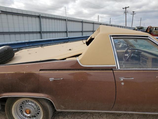 6D69S7Q204566 - 1977 CADILLAC DEVILLE BROWN photo 10