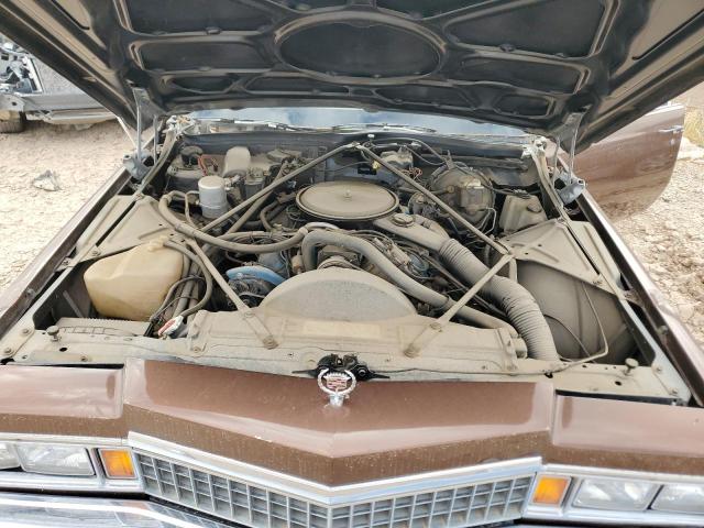 6D69S7Q204566 - 1977 CADILLAC DEVILLE BROWN photo 11