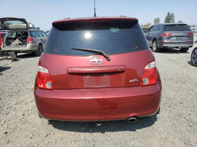 JTKKT604060155557 - 2006 TOYOTA SCION XA BURGUNDY photo 6