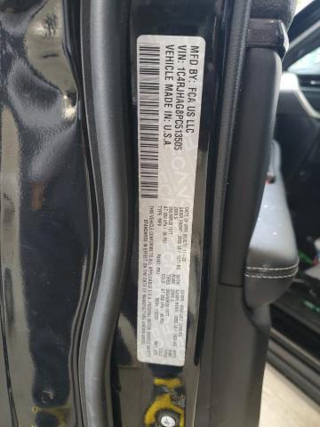 1C4RJHAG8PC513505 - 2023 JEEP GRAND CHEROKEE LAREDO BLACK photo 12