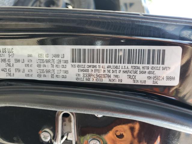 3C63RPHL5HG696704 - 2017 RAM 3500 SLT Սև լուսանկար 13