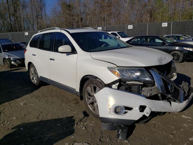 5N1AR2MN8EC696751 - 2014 NISSAN PATHFINDER S WHITE photo 4