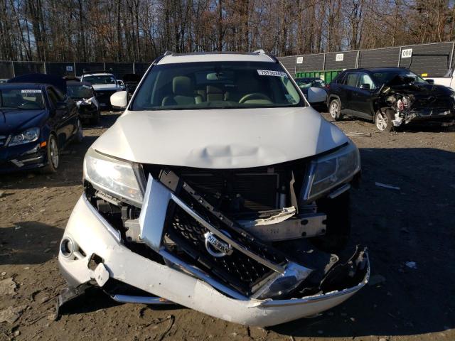 5N1AR2MN8EC696751 - 2014 NISSAN PATHFINDER S WHITE photo 5