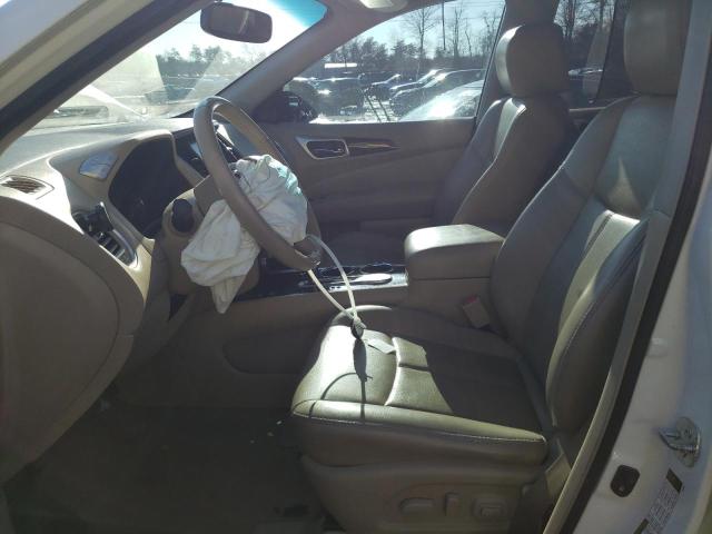 5N1AR2MN8EC696751 - 2014 NISSAN PATHFINDER S WHITE photo 7