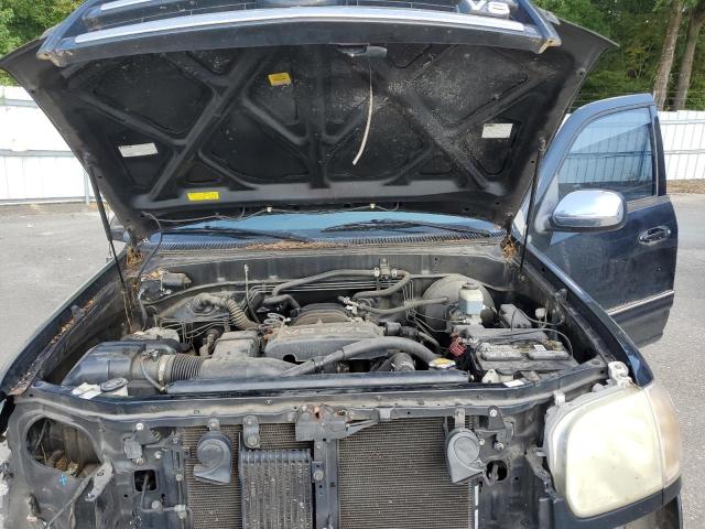 5TBET34106S513667 - 2006 TOYOTA TUNDRA DOUBLE CAB SR5 BLACK photo 11