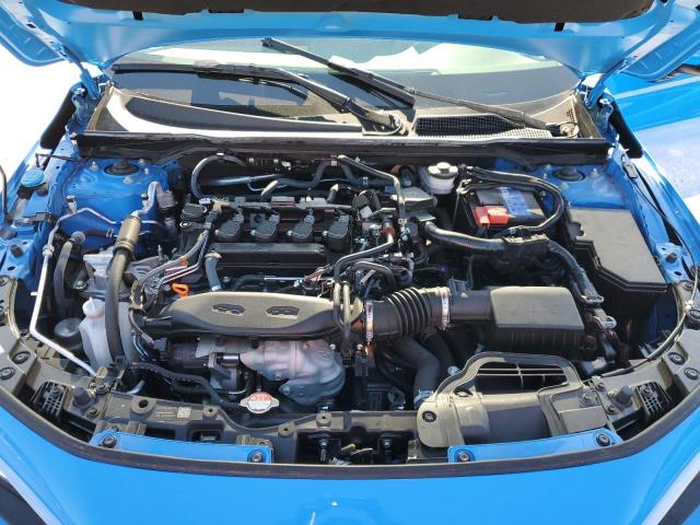 19XFL1H82NE016801 - 2022 HONDA CIVIC SPORT TOURING BLUE photo 11