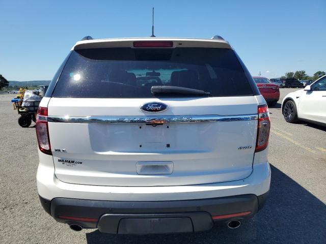 1FM5K8D80EGC04760 - 2014 FORD EXPLORER XLT WHITE photo 6