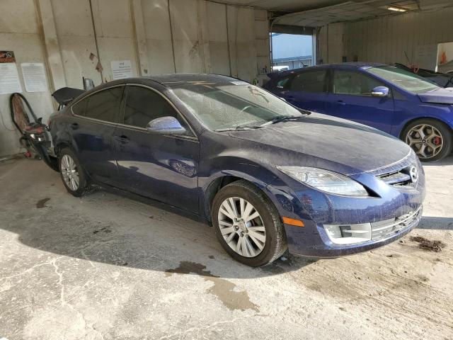 1YVHZ8CB3A5M25375 - 2010 MAZDA 6 S BLUE photo 4