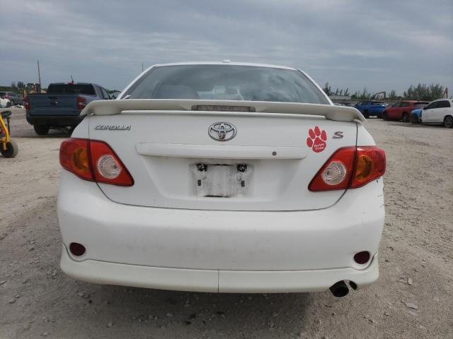 1NXBU4EE8AZ317698 - 2010 TOYOTA COROLLA BASE WHITE photo 6
