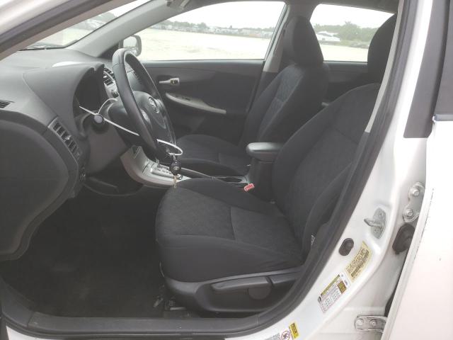1NXBU4EE8AZ317698 - 2010 TOYOTA COROLLA BASE WHITE photo 7