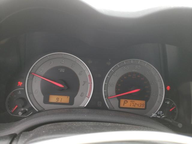 1NXBU4EE8AZ317698 - 2010 TOYOTA COROLLA BASE WHITE photo 9