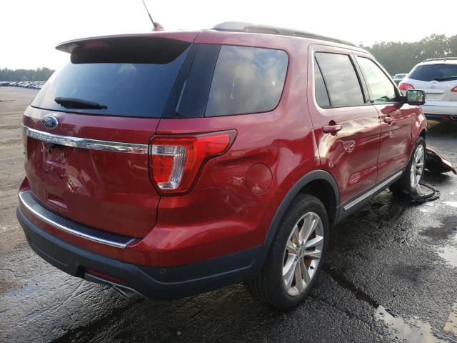 1FM5K7D87JGC63275 - 2018 FORD EXPLORER XLT BLUE photo 3