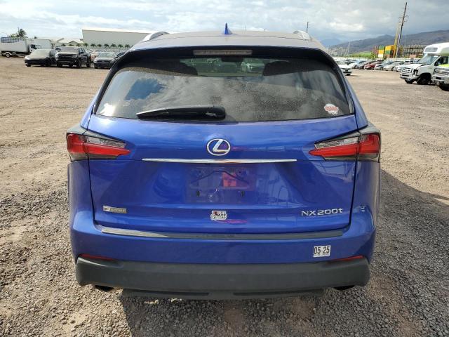 JTJYARBZ2F2004304 - 2015 LEXUS NX 200T BLUE photo 6