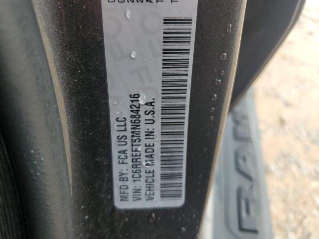 1C6RREFT5MN684216 - 2021 RAM 1500 BIG HORN/LONE STAR CHARCOAL photo 12