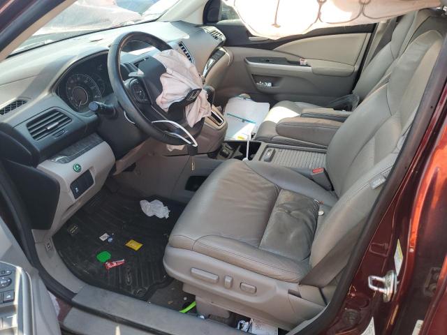 5J6RM3H74CL040724 - 2013 HONDA CR-V EXL MAROON photo 7