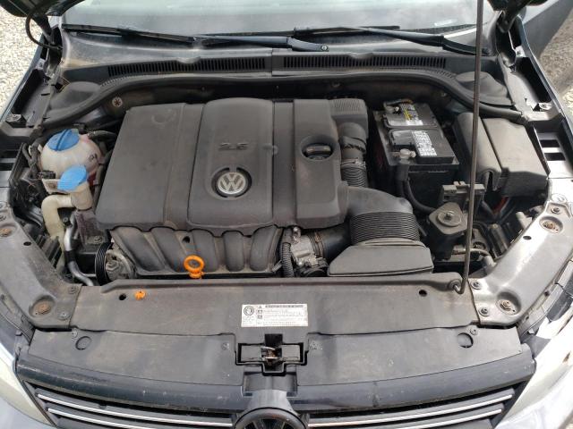 3VWGZ7AJXBM386881 - 2011 VOLKSWAGEN JETTA SEL GRAY photo 11