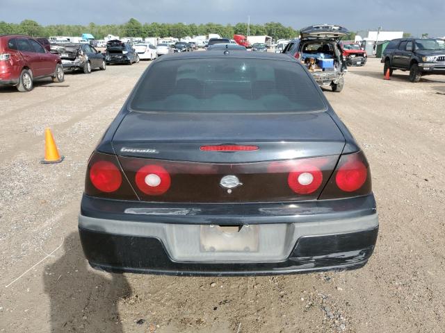 2G1WF52E859104384 - 2005 CHEVROLET IMPALA BLACK photo 6