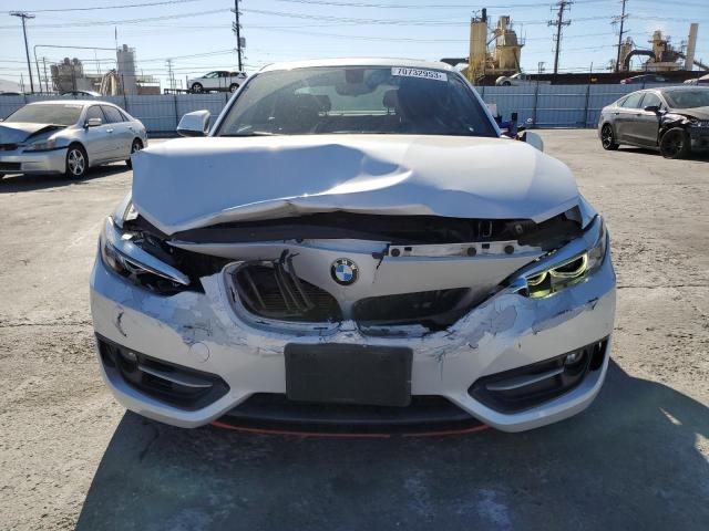 WBA1F9C59GV544943 - 2016 BMW 228 I SULEV WHITE photo 5