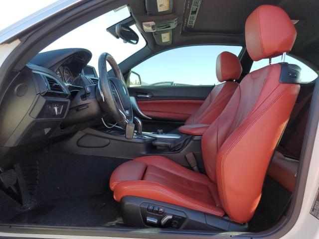 WBA1F9C59GV544943 - 2016 BMW 228 I SULEV WHITE photo 7