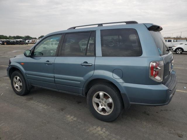 5FNYF28568B005441 - 2008 HONDA PILOT EXL BLUE photo 2