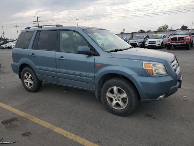 5FNYF28568B005441 - 2008 HONDA PILOT EXL BLUE photo 4
