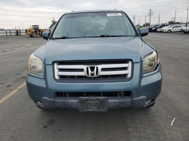 5FNYF28568B005441 - 2008 HONDA PILOT EXL BLUE photo 5