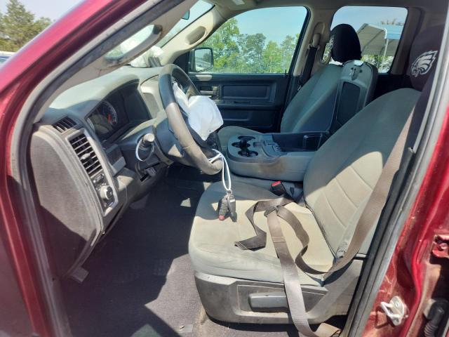 1C6RR6FT5KS552531 - 2019 RAM 1500 CLASS TRADESMAN برغندي صورة 7