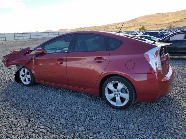 JTDKN3DUXD5576812 - 2013 TOYOTA PRIUS RED photo 2