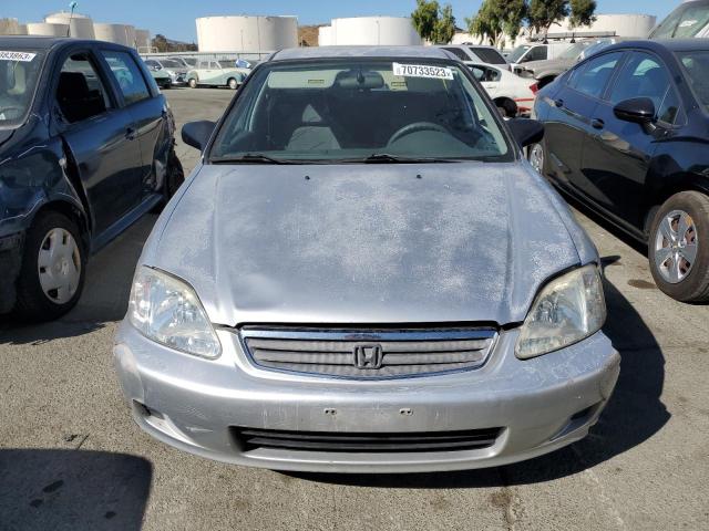 2HGEJ6616YH551886 - 2000 HONDA CIVIC BASE SILVER photo 5