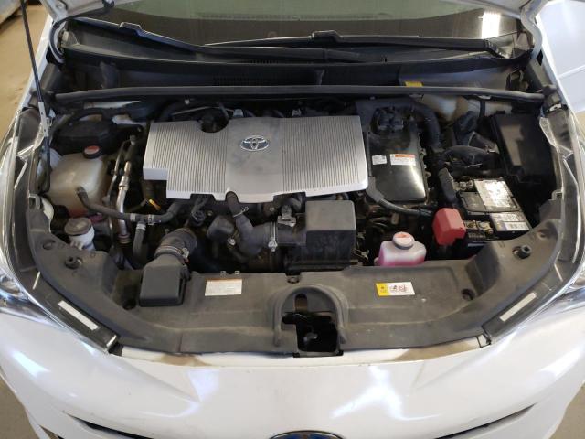 JTDKARFU8G3021854 - 2016 TOYOTA PRIUS WHITE photo 11