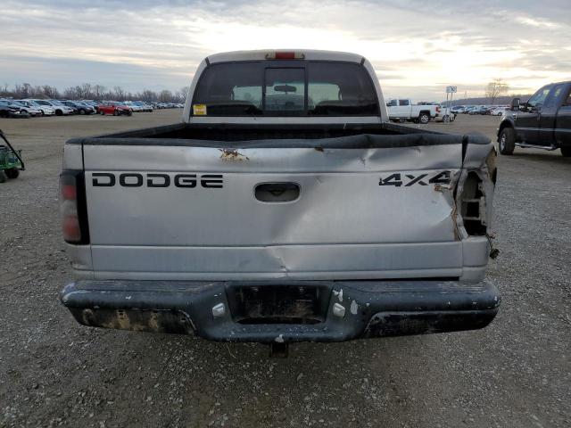 1B7GG2AN7YS793586 - 2000 DODGE DAKOTA QUAD SILVER photo 6