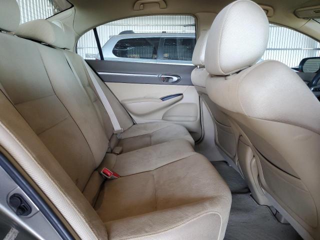 JHMFA36288S021355 - 2008 HONDA CIVIC HYBRID GRAY photo 10