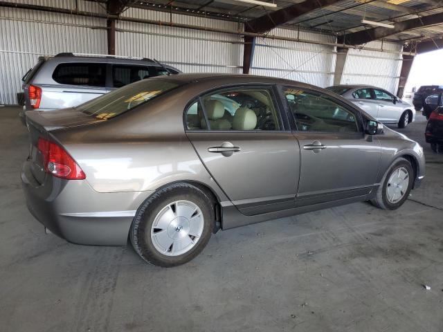 JHMFA36288S021355 - 2008 HONDA CIVIC HYBRID GRAY photo 3